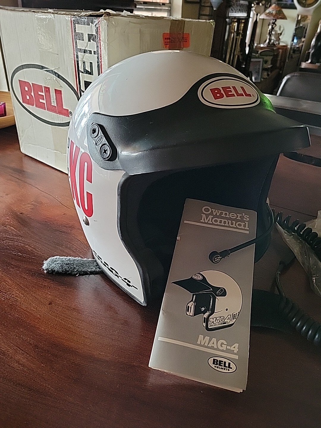 1990s Bell Mag 4 Open Face Helmet eBay