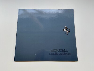 FERRARI MONDIAL QUATTROVALVOLE 1982 FACTORY SALES BROCHURE | PROSPEKT | #242/82