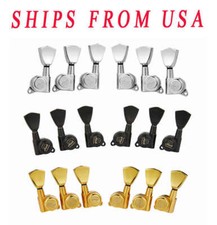 KAISH 3x3 Keystone Locking Tuners 18:1 Locking Tuning Pegs fits LP/Les Paul/SG