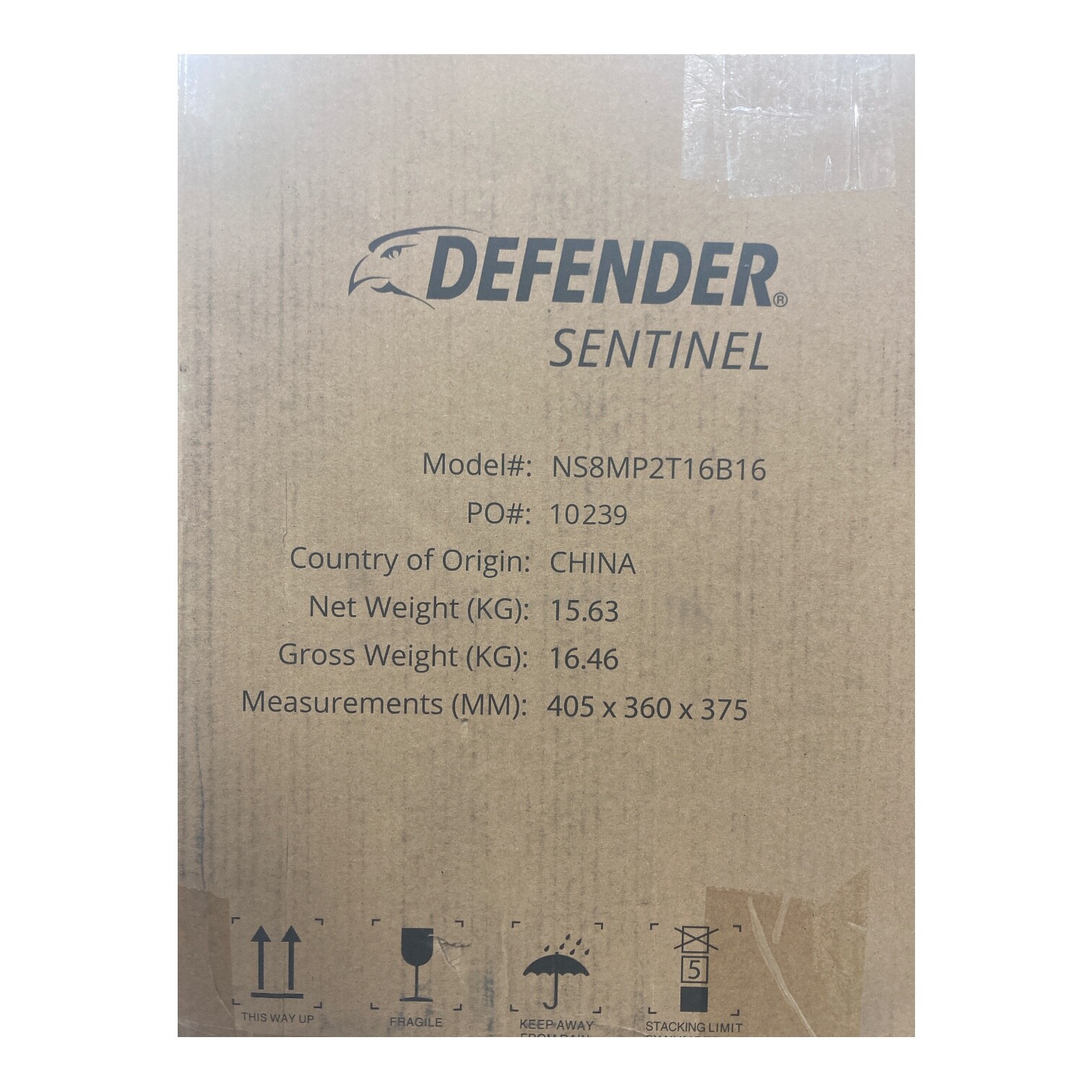 Defender Sentinel 4K HD Wired Security Camera System with 16 Cameras, 2TB