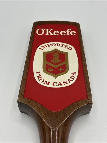Vintage O'Keefe Ale Wooden Beer Bar Tap Handle 9" Imported From Canada RARE - Picture 7 of 8