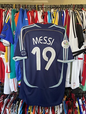 adidas アルゼンチン代表06-07 MESSI 19 シャツ adidas アルゼンチン代表 06/07 ユニフォーム ホーム 半袖 #19