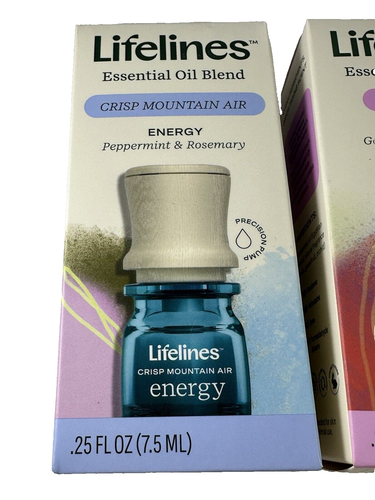 (3) Lifelines Essential Oil Blend Energy Focus In Bloom Calm - Picture 2 of 6