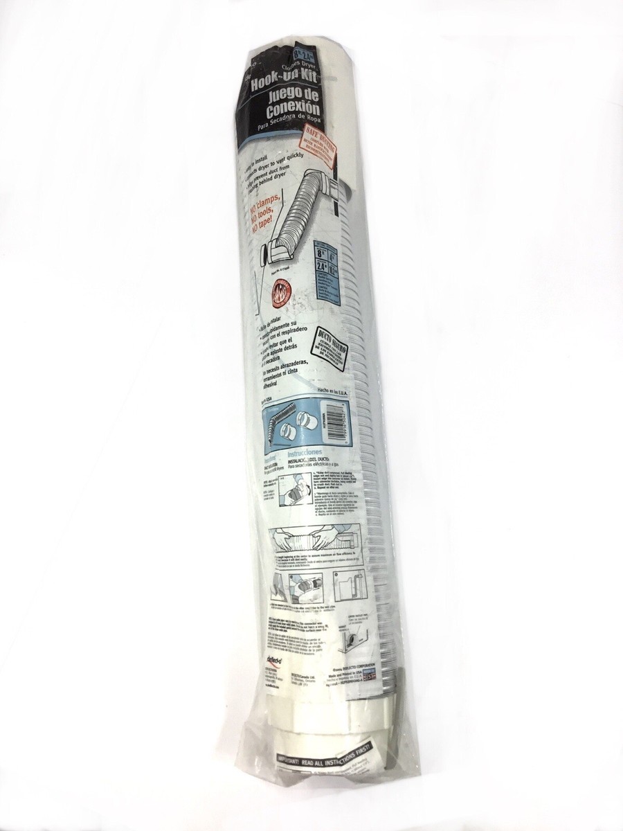 Deflecto Dryer Vent Hook-Up Kit 4