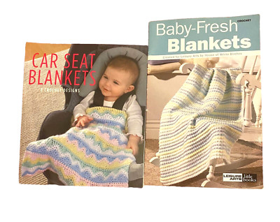 Baby Crochet Books Car Seat Blankets and Baby-Fresh Blankets Leisure Arts
