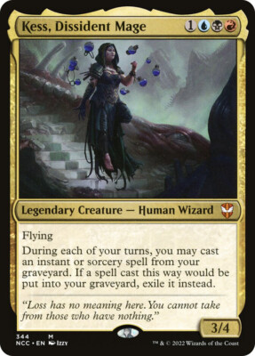 MTG Kess, Dissident Mage  - Streets of New Capenna Commander #344