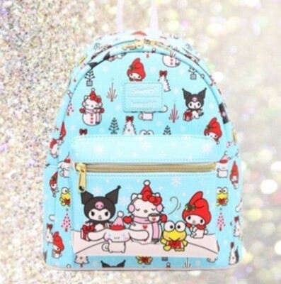 Loungefly Hello Kitty And Friends Holiday Mini Backpack Sanrio Hello Kitty & Friends Holiday Fire Place Mini  main image 3