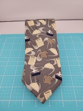 Wild Tie Chef Menu Tie Funny Graphic Necktie