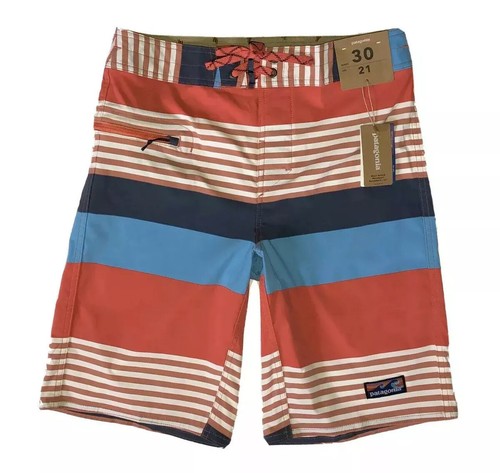 New PATAGONIA Board Shorts/Swim Trunks Mens 30x21 Spiced Coral - 第 1/8 張圖片