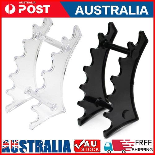 6-Slot Pen Holder Plastic Pen Rack Stationery Holder for School Office ...