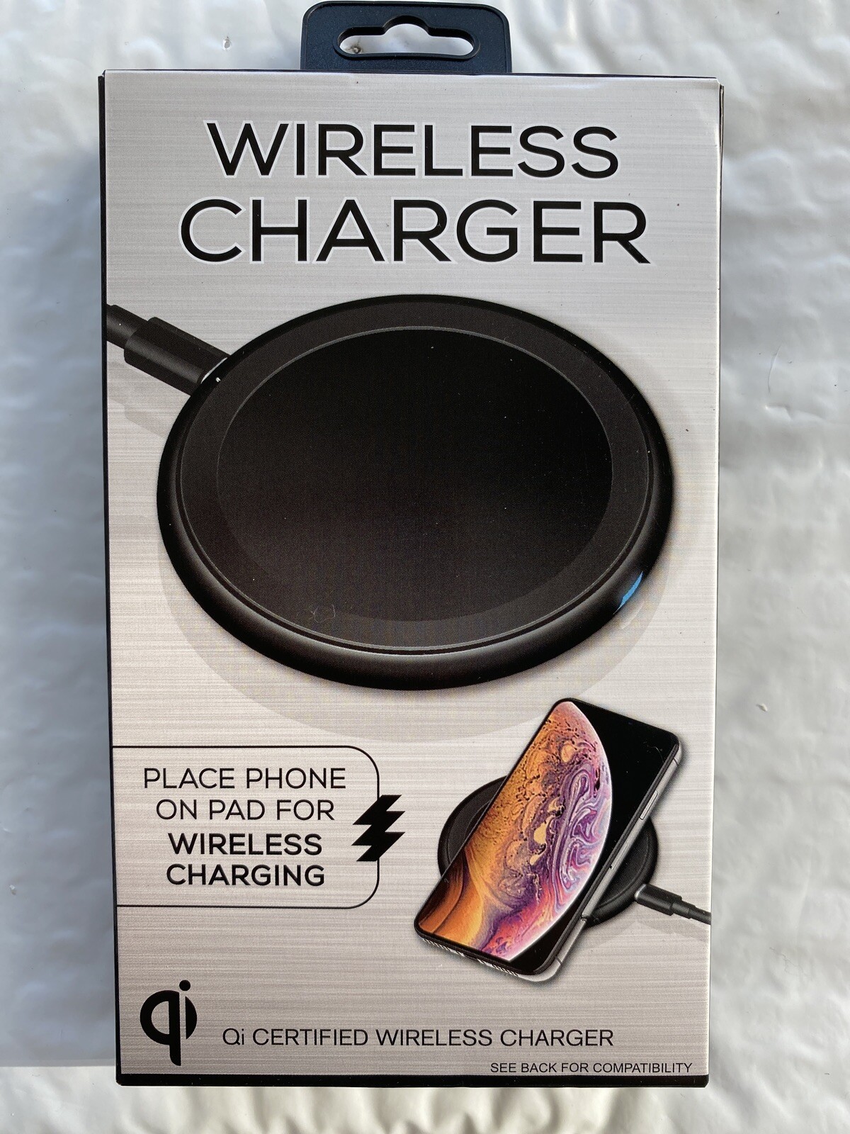 Wireless Charger 5WCH001 for Qi Devices - Compatible with Galaxy iPhone LG & More-image