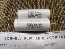 Film Capacitor Cornell DUBLIER Dielectric Polypropylene (2 PCs)