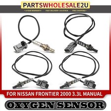 Sensor de oxígeno O2 aguas arriba y aguas abajo 4 piezas para Nissan Frontier 2000 3,3 L manual