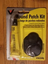 Victor 7 Piece Round Tire Patch Puncture Repair Kit #00405-8 New/Never Opened.