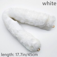 1PCS 45cm Faux Fur Handbag Handle Short Replacement Bag Strap Belt Accessories