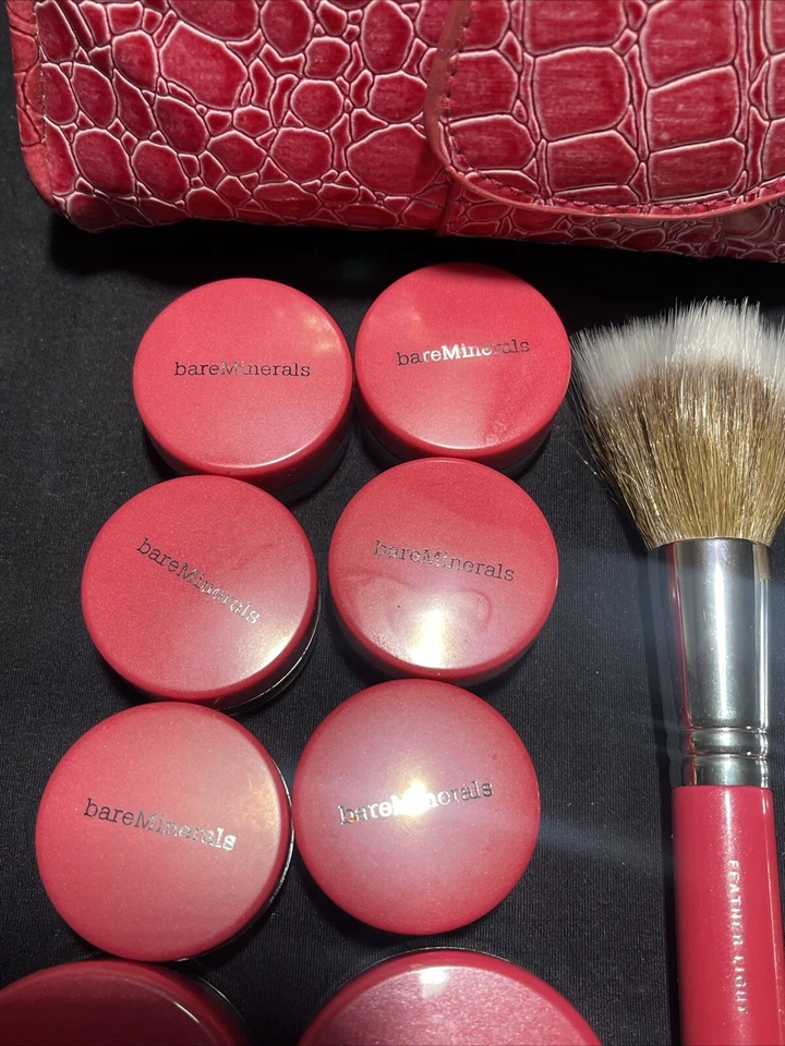 BARE MINERALS PINK BAG SET 13 PIECE - Image 4 of 4