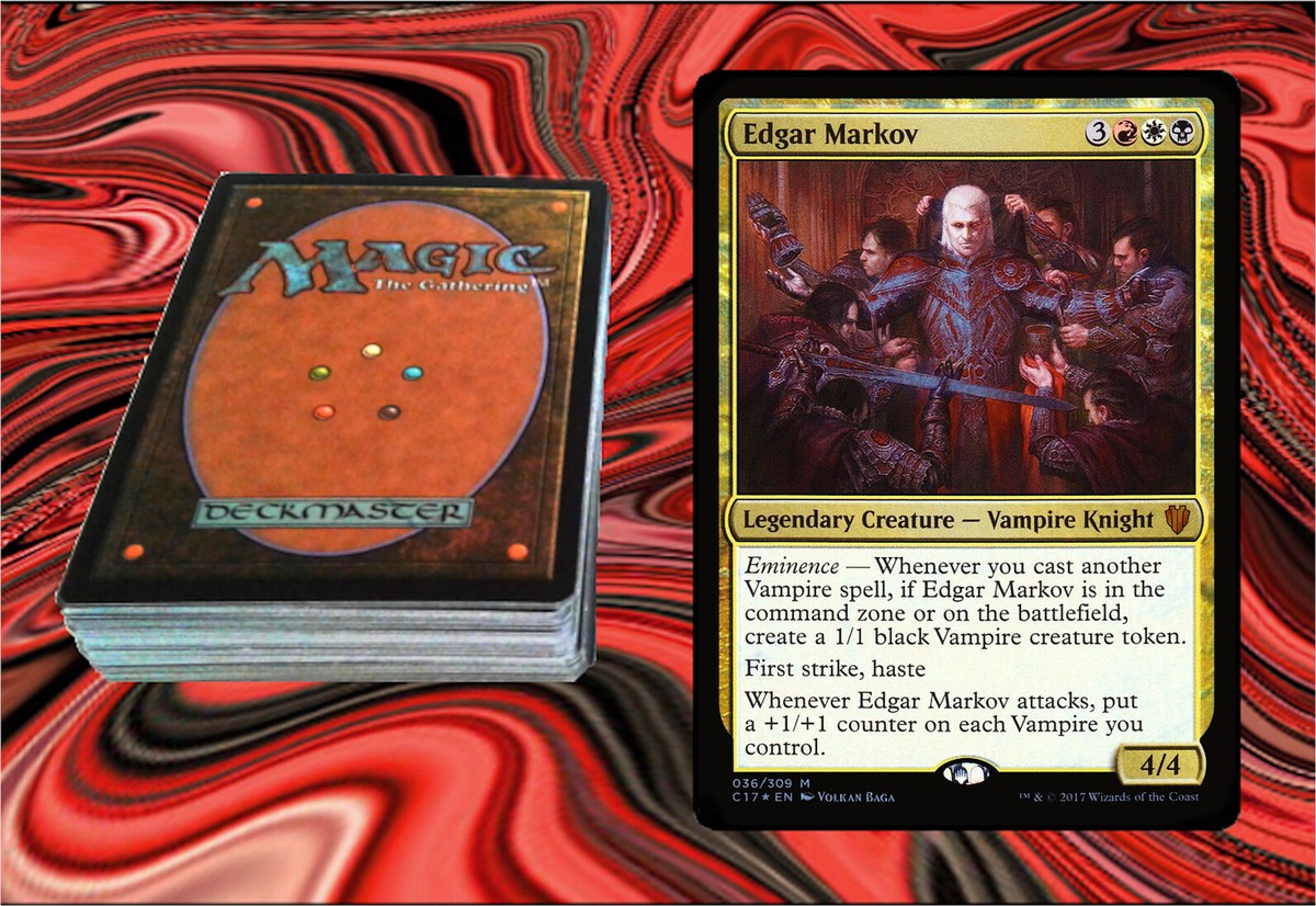 マジック：ザ・ギャザリング Edgar Markov MTG commander deck 100cards EDGAR MARKOV - EDH COMMANDER DECK Magic the Gathering MTG 100