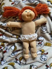 *** RARE ONE single Dimple Cabbage Patch kid  signed (needs Some Washing). Read