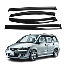 Fits Mazda 5 Mazda5 2006-2015 Side Window Visor Sun Rain Deflector Guard Thick