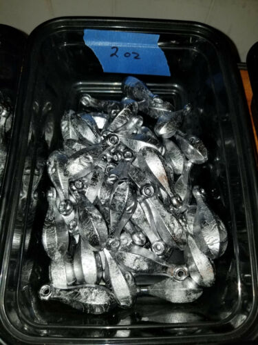 50 pcs. 2 oz. Bank sinkers, weights, fishing, lead - Picture 2 of 3