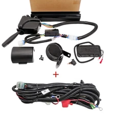 Set Golf Cart Street Legal Deluxe Wiring Harness Horn Kit Turn Signal LED Light