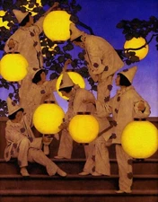 Maxfield Parrish : The Lantern Bearers : Archival Art Print