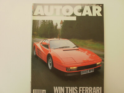 Autocar 1986.Peugeot 505 GTi.R/T. BMW Alpine C2.J aguar E-Type. Bertone designs