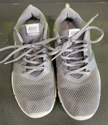 Nike Women's Running Shoes Flex Essential TR Mesh Gray 924344-002 Size 7