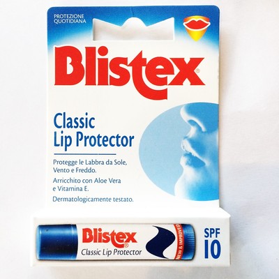 1 Stück BLISTEX Lippenfeuchtigkeitsspendende SPF10 CLASSIC Lip Protector Aloe Vera Vit E Lagerware