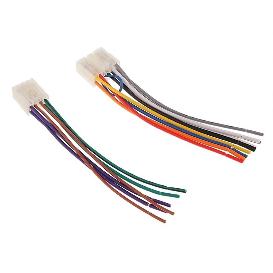 Wiring Harness for Toyota Car Stereo Compatible with 10 & 6 Pin