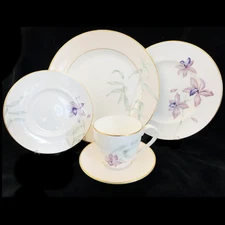 EXOTIC FLORA 5 Piece Place Setting LENOX Bone China NEW NEVER USED made in USA