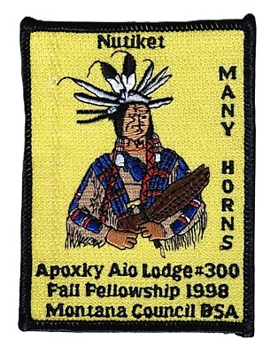 Lodge 300 Apoxky Aio eX1998-2 Fall Fellowship Pocket Patch  OA  BSA