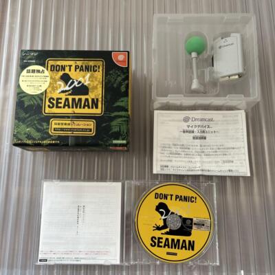 SEGA Dreamcast -- SEAMAN mit Mikrofongerät -- DC. JAPAN. SPIEL. Arbeit gebraucht