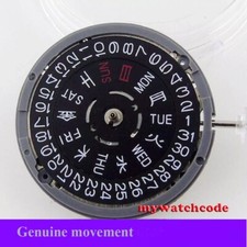 NH36 NH36A Automatic Watch Movement Brand New black date date 24 jewels