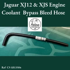 New Jaguar XJ12 & XJS Engine Coolant Cooling Bypass Bleed Hose OE Ref CAC5092/1