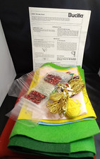 Bucilla "We Saw Santa" Felt Christmas Tree Skirt, opened, no cover photo