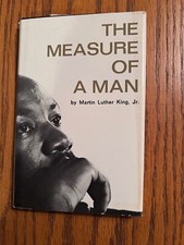 Ex Rare 1968 Memorial Edition of THE MEASURE OF A MAN, by MARTIN LUTHER KING,JR