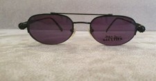 Jean Paul Gaultier JPG Vintage CLIP-ON Sunglasses 52-7205 Black Black Lenses