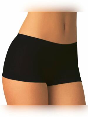 2 Pieces Women Microfiber Dance Sports Boxer Panty Made in Italy BODYPERFECT