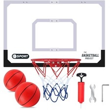 Upgrade Basketball Hoop Set - Extra Large 26" x 17" Pro Indoor Basketball Hoo...