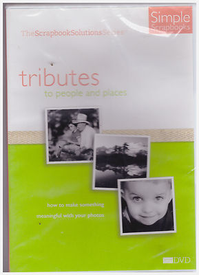 SIMPLE SCRAPBOOK SOLUTION SIMPLE TRIBUTES (DVD) NEW