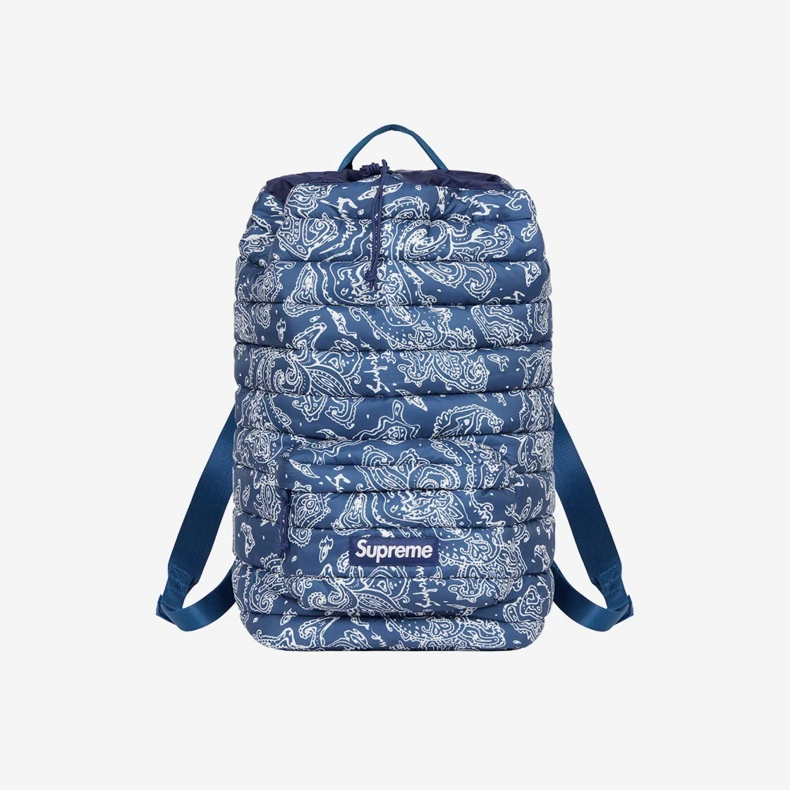 Sac à dos Supreme Puffer bleu cachemire   22FW  