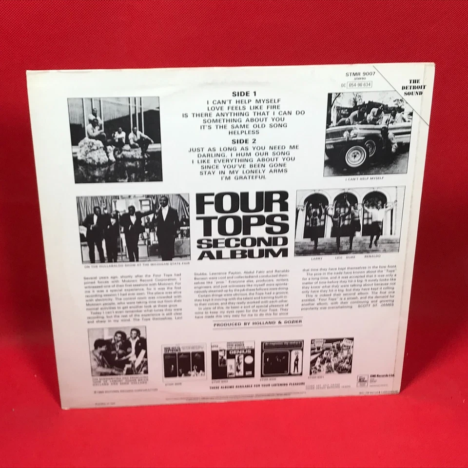 THE FOUR TOPS Second Album 1980 UK vinyl LP Motown I Can't Help Myself - Image 2 of 4