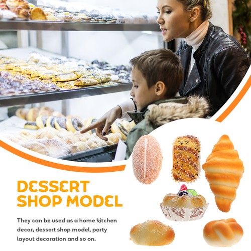 3 PCS Gefälschtes Französisches Brot Lebensmittel-Spielzeug-Requisite - 第 10/12 張圖片