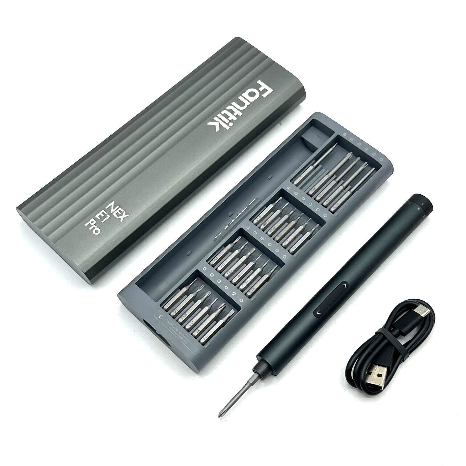 Fanttik NEX E1 PRO Mini Precision Electric Screwdriver Set w/ 24 Magnetic Bits
