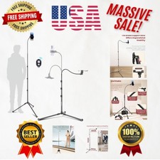 Portable 87" Phone Tripod Stand with Remote for Effortless Selfies  Vlogging