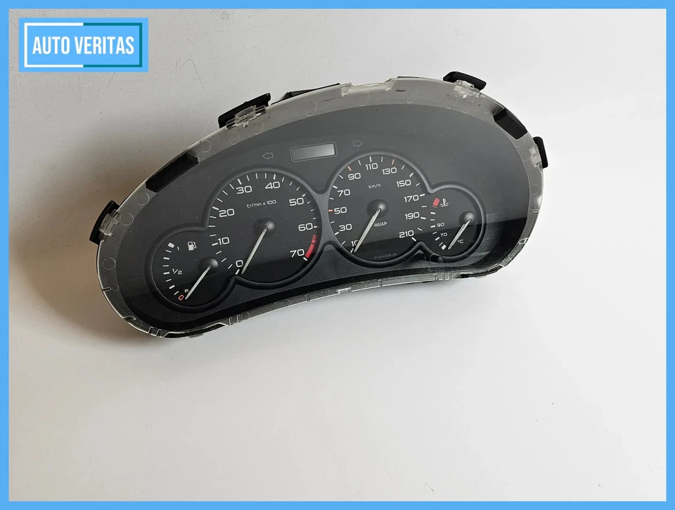 Original PEUGEOT 206 CC 1998-2006 Tacho Tachometer instrument cluster 9634960980 - Image 2 of 4