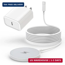 Apple MFi Certified Magnetic Wireless iPhone Charger Magsafe Charger,6FT 15W Fa