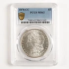 1878-CC Morgan Dollar $1 MS62 PCGS Carson City *Nice White Coin 31629