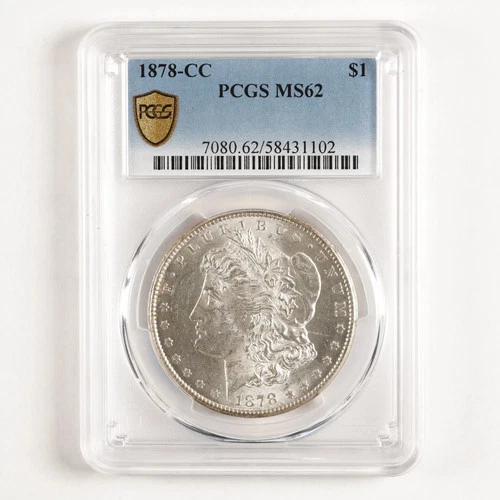 1878-CC Morgan Dollar $1 MS62 PCGS Carson City *Nice White Coin 31629